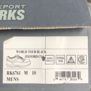 Rockport Works Steel Toed Oxford